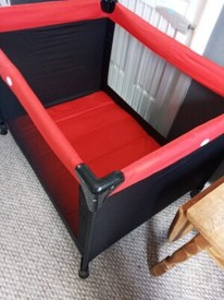 high sided travel cot